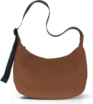 Nylon Crescent Bag - Casual Shoulder Crossbody with Adjustable Strap & Dual Interior Pockets