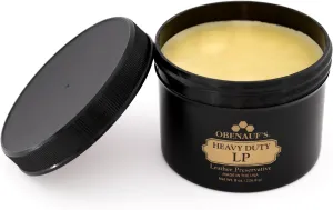 Obenauf's Heavy Duty LP Leather Preservative (8oz)- All Natural Beeswax Oil Conditioner- Rejuvenate Restore & Preserve Sunfaded or Cracked Boots Jackets Saddles Car Auto Upholstery Furniture- USA Made