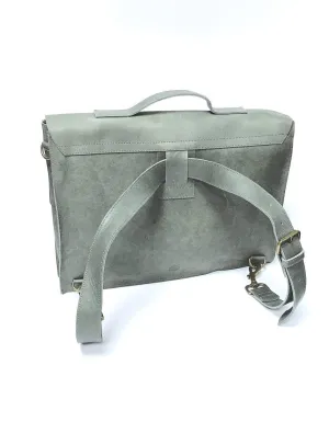 ON SALE Gray Backpack Messenger Lap top Bag | Attaché Bag | African Leather Satchel | Stylish Man/Lady | Lawyer/Counselor Bag