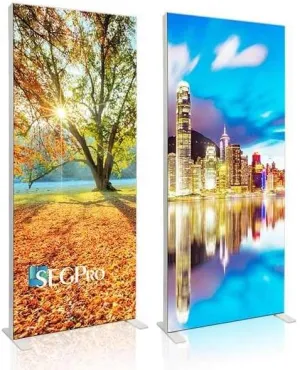 Onegyit Led Display Board Graphic Banner Light Box Advertising Backlit Lightbox Led Lightbox Display Stand for Trade Show Exhibition (Graphic only)