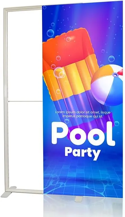 Onegyit Led Display Board Graphic Banner Light Box Advertising Backlit Lightbox Led Lightbox Display Stand for Trade Show Exhibition (Graphic only)