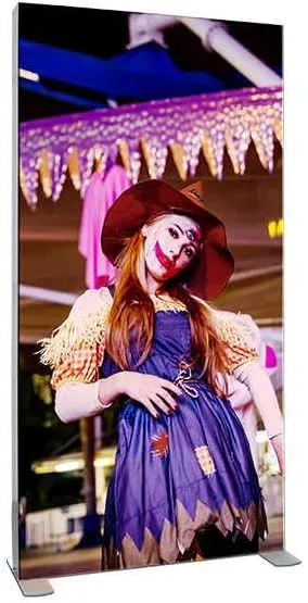 Onegyit Led Display Board Graphic Banner Light Box Advertising Backlit Lightbox Led Lightbox Display Stand for Trade Show Exhibition (Graphic only)