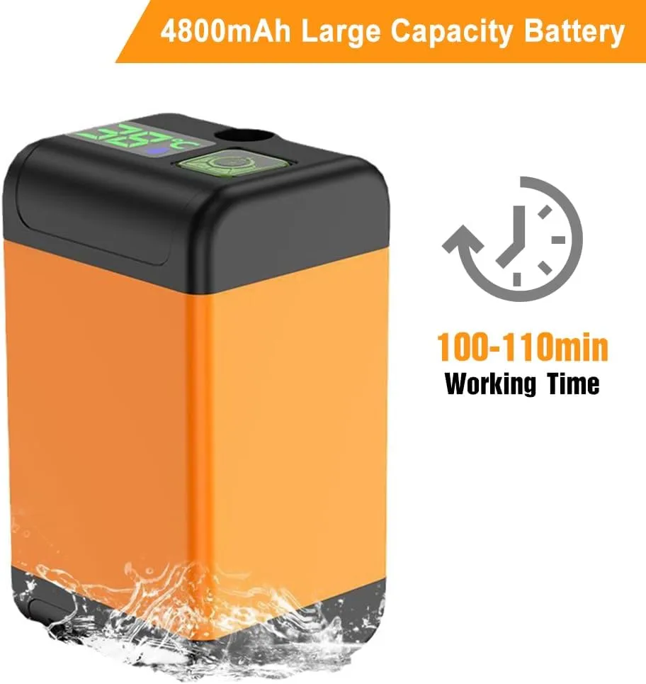 Outdoor Camping Shower Pump with Intelligent Digital Display Electric Portable Camping Shower