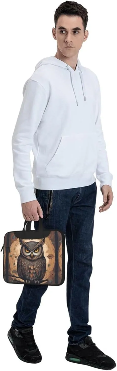 Owl Beliefs Prints Laptop Bag - with Soft Interior, Multiple Pockets - Ideal for Men, Travel and Business