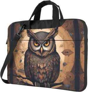 Owl Beliefs Prints Laptop Bag - with Soft Interior, Multiple Pockets - Ideal for Men, Travel and Business