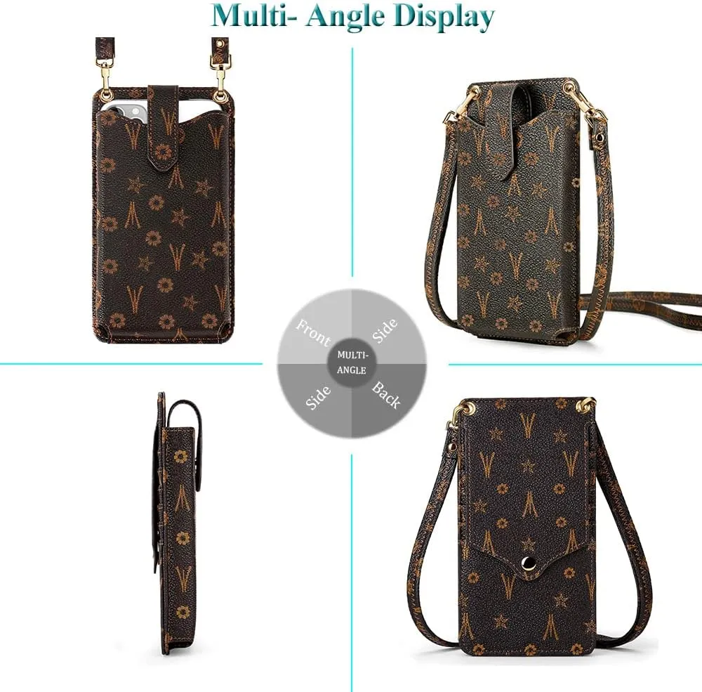 Peacocktion Small Crossbody Cell Phone Purse for Women, Lightweight Mini Small Crossbody Bags for Women with Card Slots