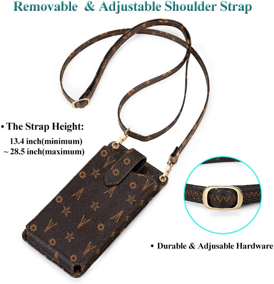 Peacocktion Small Crossbody Cell Phone Purse for Women, Lightweight Mini Small Crossbody Bags for Women with Card Slots