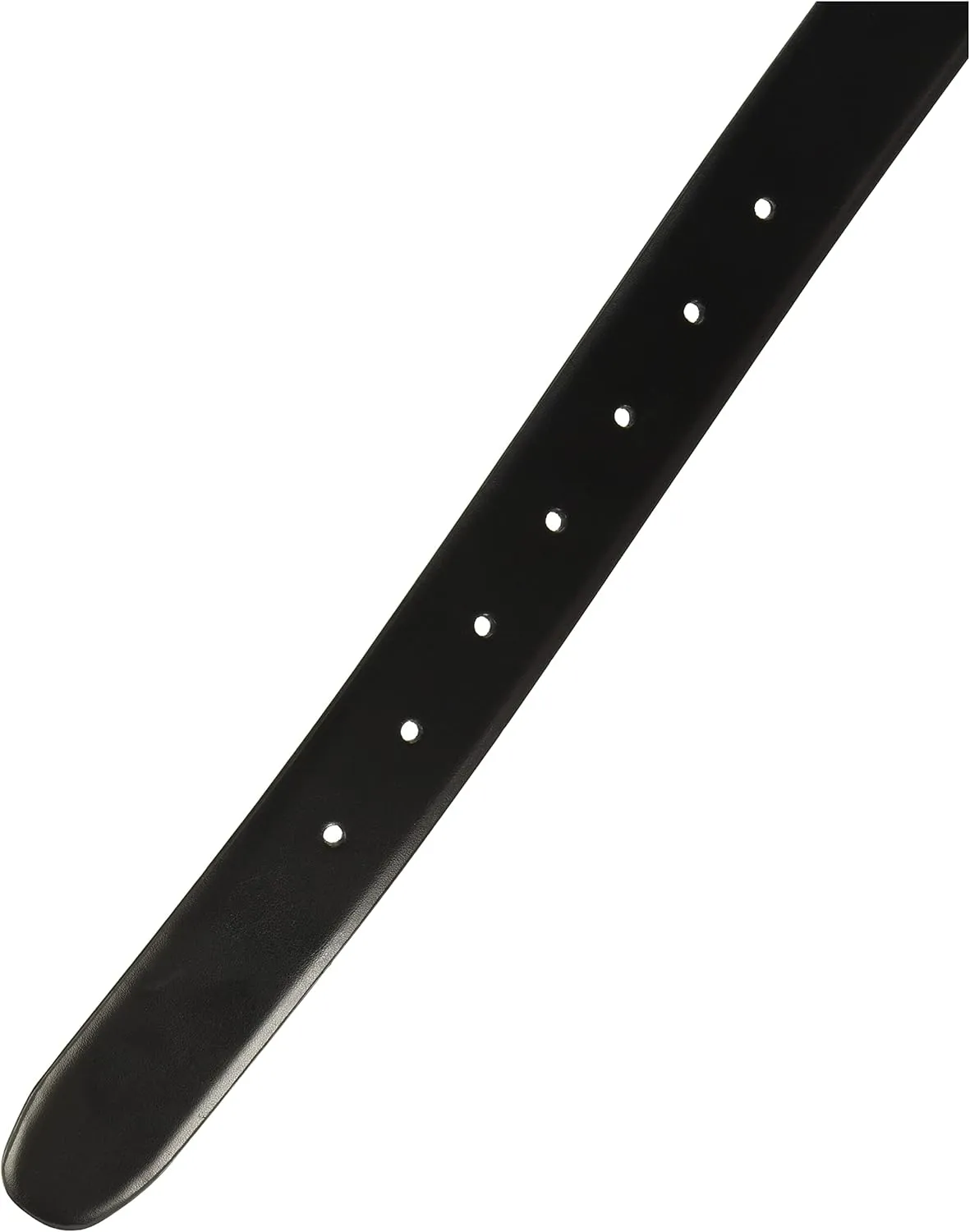Perry Ellis Portfolio Men’s Reversible Cop Belt, Matte Leather, Burnished, Black Buckle, 1.5" Width (Available in Big & Tall)