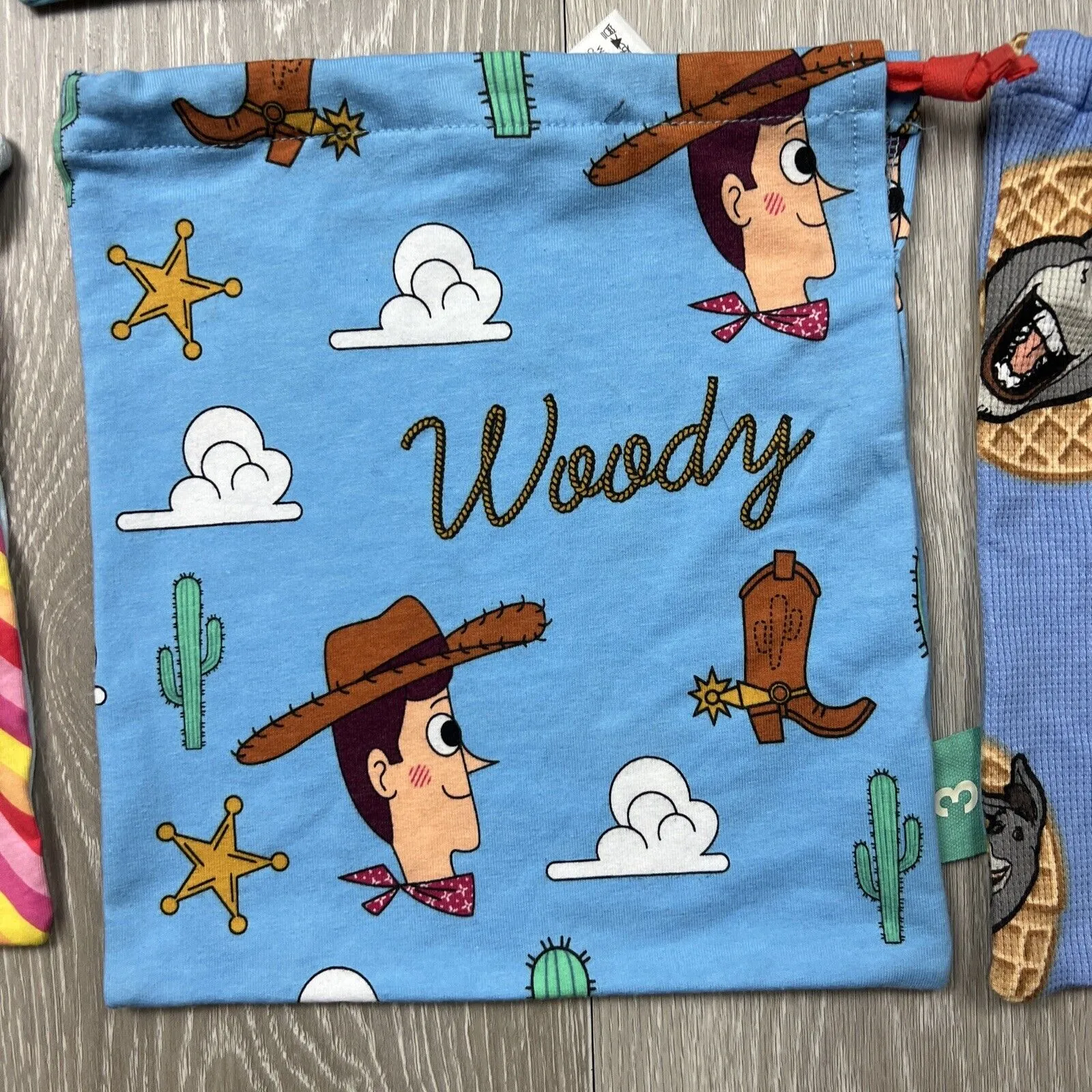 Peter Alexander Pyjama Bag Bundle (Bluey, Yoshi, Woody Toy Story, Shrek Donkey)