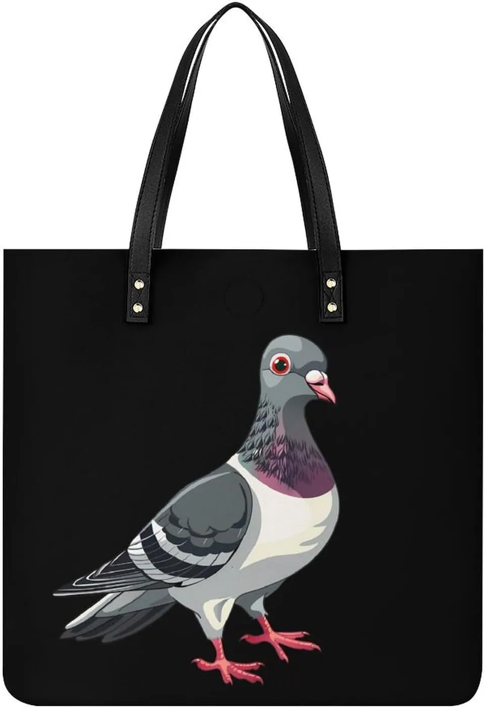 Pigeon Top Handle Satchel Handbags PU Leather Tote Bags Shoulder Bags for Women
