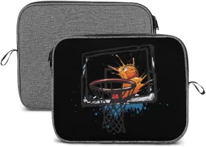 Player Basketball Slam Dunk Laptop Bag Protective Laptop Sleeve Bag Briefcase Carrying Case Handbags for Men Women