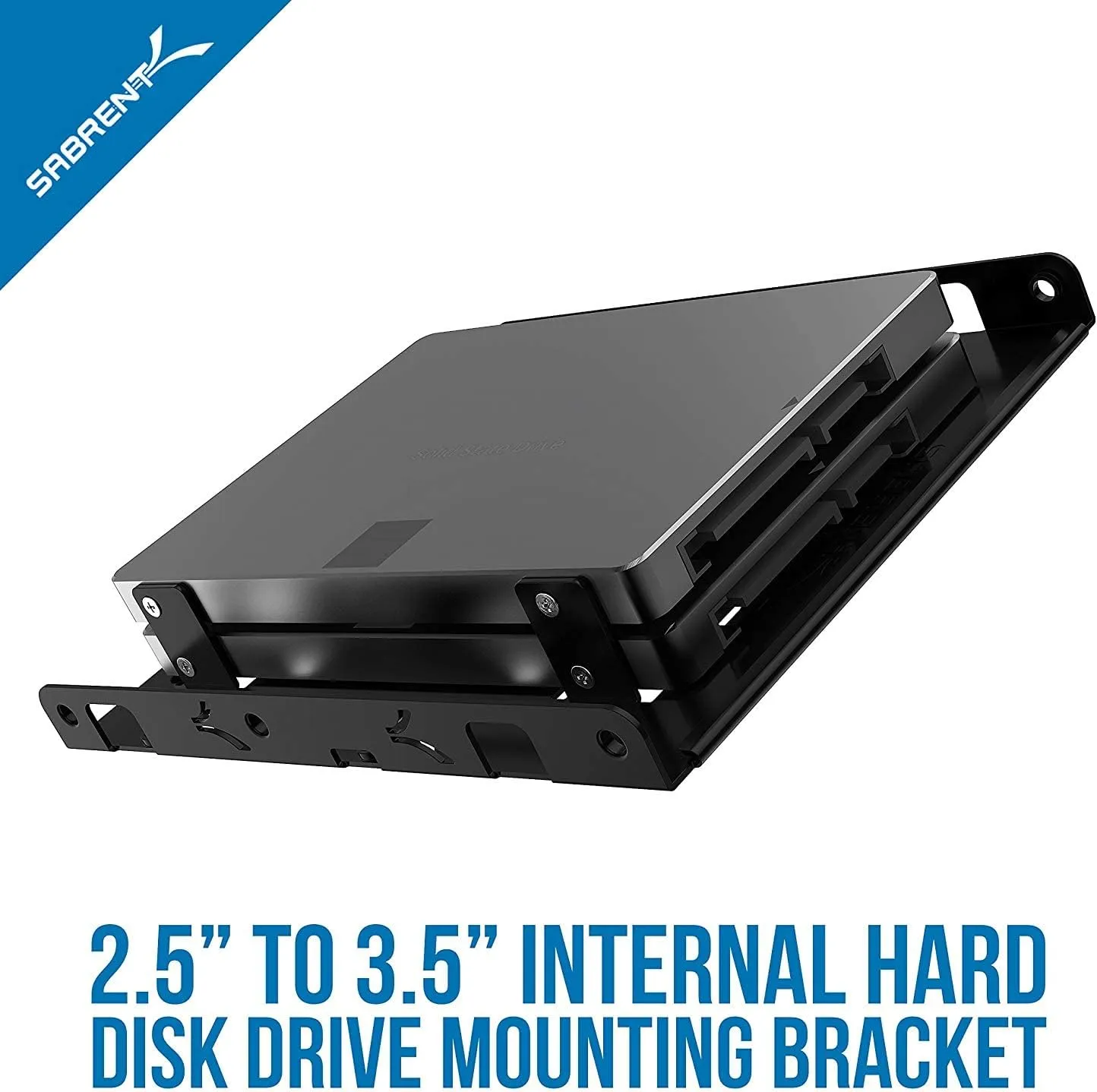 PNY CS900 1TB 3D NAND 2.5" SATA III Internal Solid State Drive (SSD) - (SSD7CS900-1TB-RB) & SABRENT 3.5 Inch to x2 SSD / 2.5 Inch Internal Hard Drive Mounting Kit