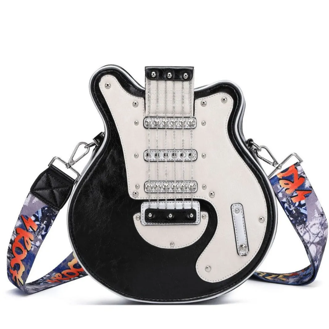 popular New women's bags, 2025 shoulder bags, guitar modeling handmade women's bags,  Popular trade personalized and creative women's bags