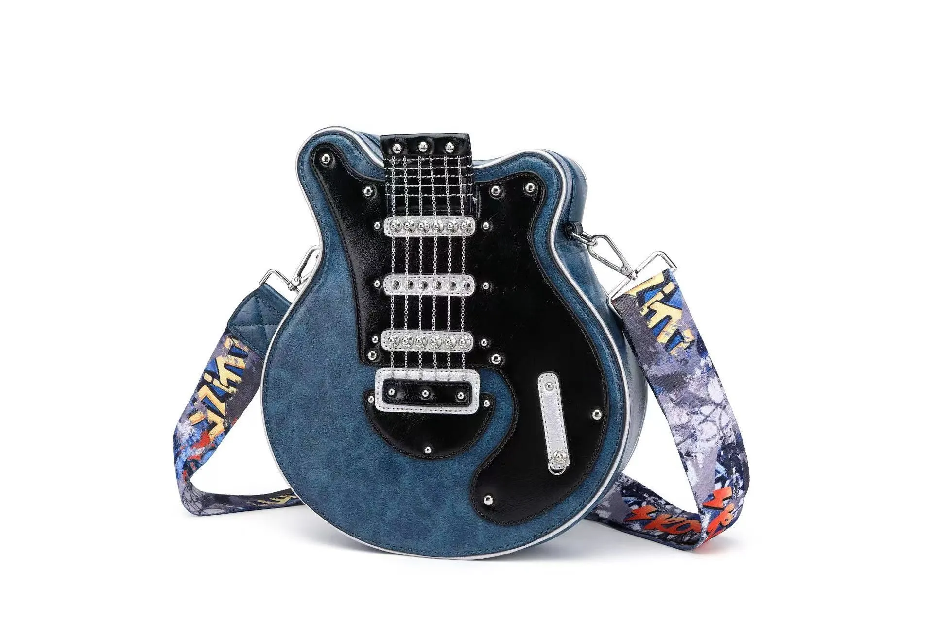 popular New women's bags, 2025 shoulder bags, guitar modeling handmade women's bags,  Popular trade personalized and creative women's bags