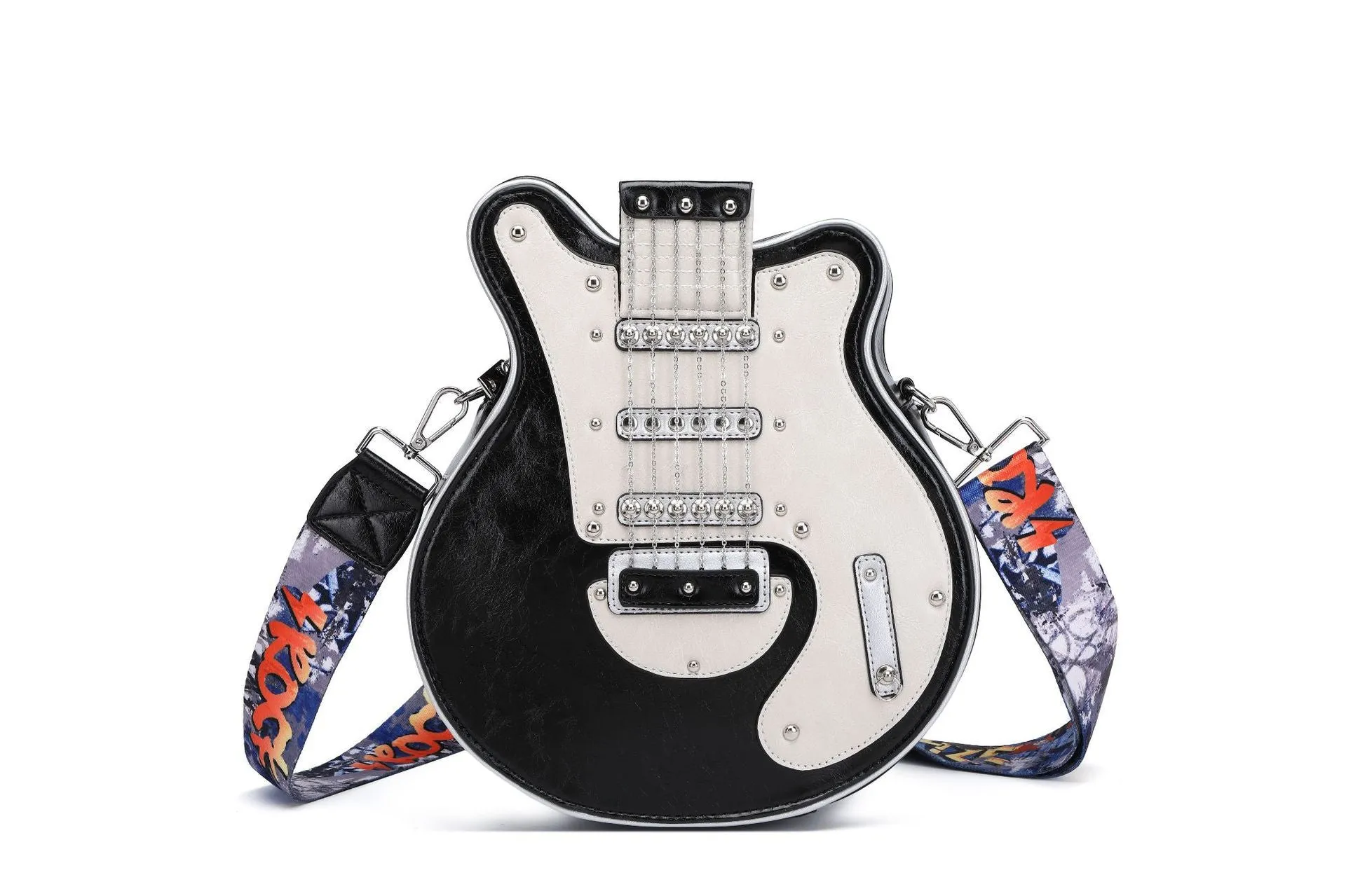 popular New women's bags, 2025 shoulder bags, guitar modeling handmade women's bags,  Popular trade personalized and creative women's bags
