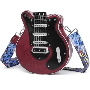 popular New women's bags, 2025 shoulder bags, guitar modeling handmade women's bags,  Popular trade personalized and creative women's bags