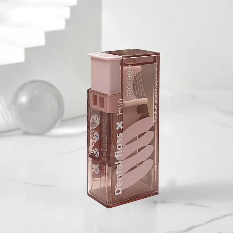 Portable pop-up toothpick box