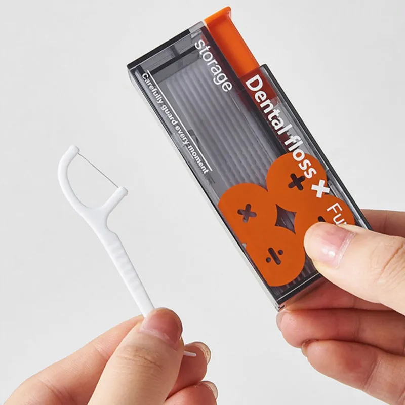 Portable pop-up toothpick box