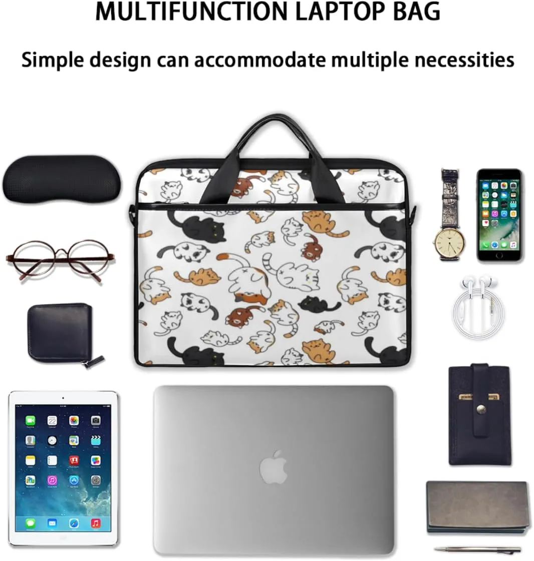 Prairie Animal Laptop Bag for Men Women 13-15 Inch Case Bags Sleeve Shoulder with Anti Slip Removable The Pad Straps