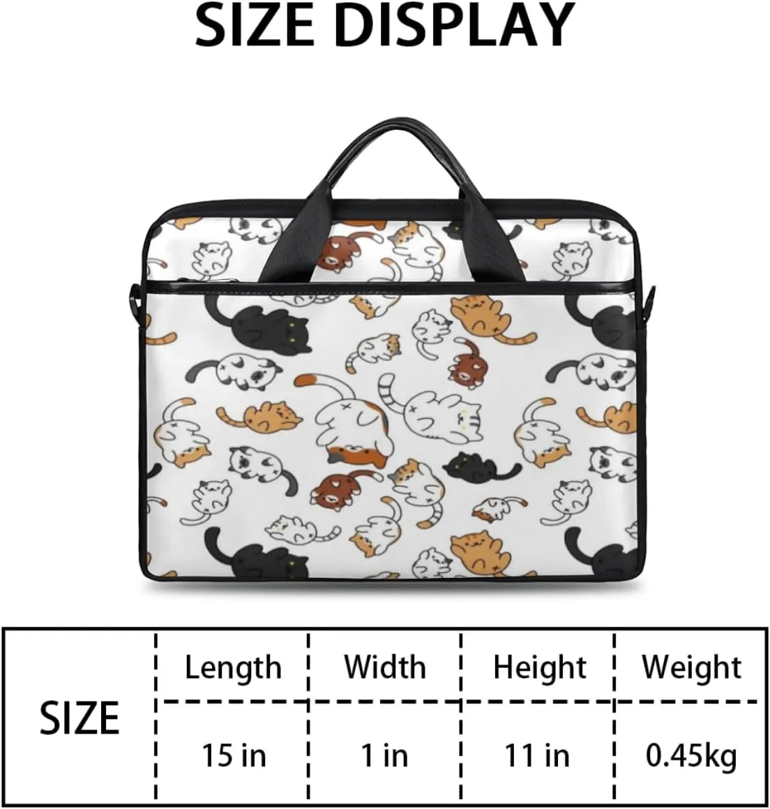 Prairie Animal Laptop Bag for Men Women 13-15 Inch Case Bags Sleeve Shoulder with Anti Slip Removable The Pad Straps