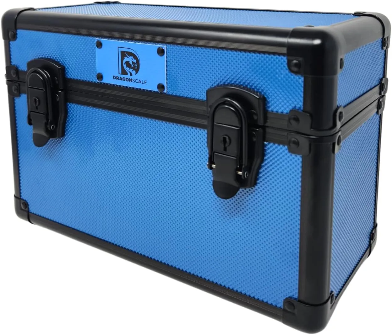 Precision Metal Slab Case – Holds 15 Graded Sports and Trading Cards – Durable Aluminum Storage Box for PSA, BGS, CGC Slabs – X-15 Blue
