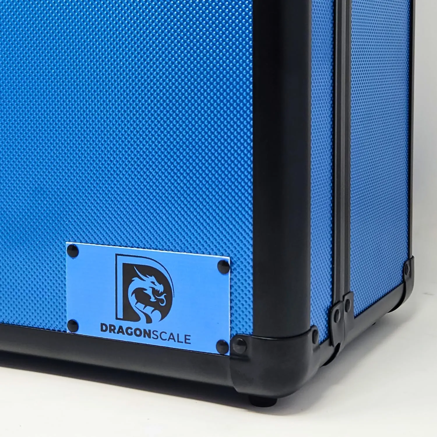 Precision Metal Slab Case – Holds 45 Graded Sports and Trading Cards – Durable Aluminum Storage Box for PSA, BGS, CGC Slabs – XL-45 Blue