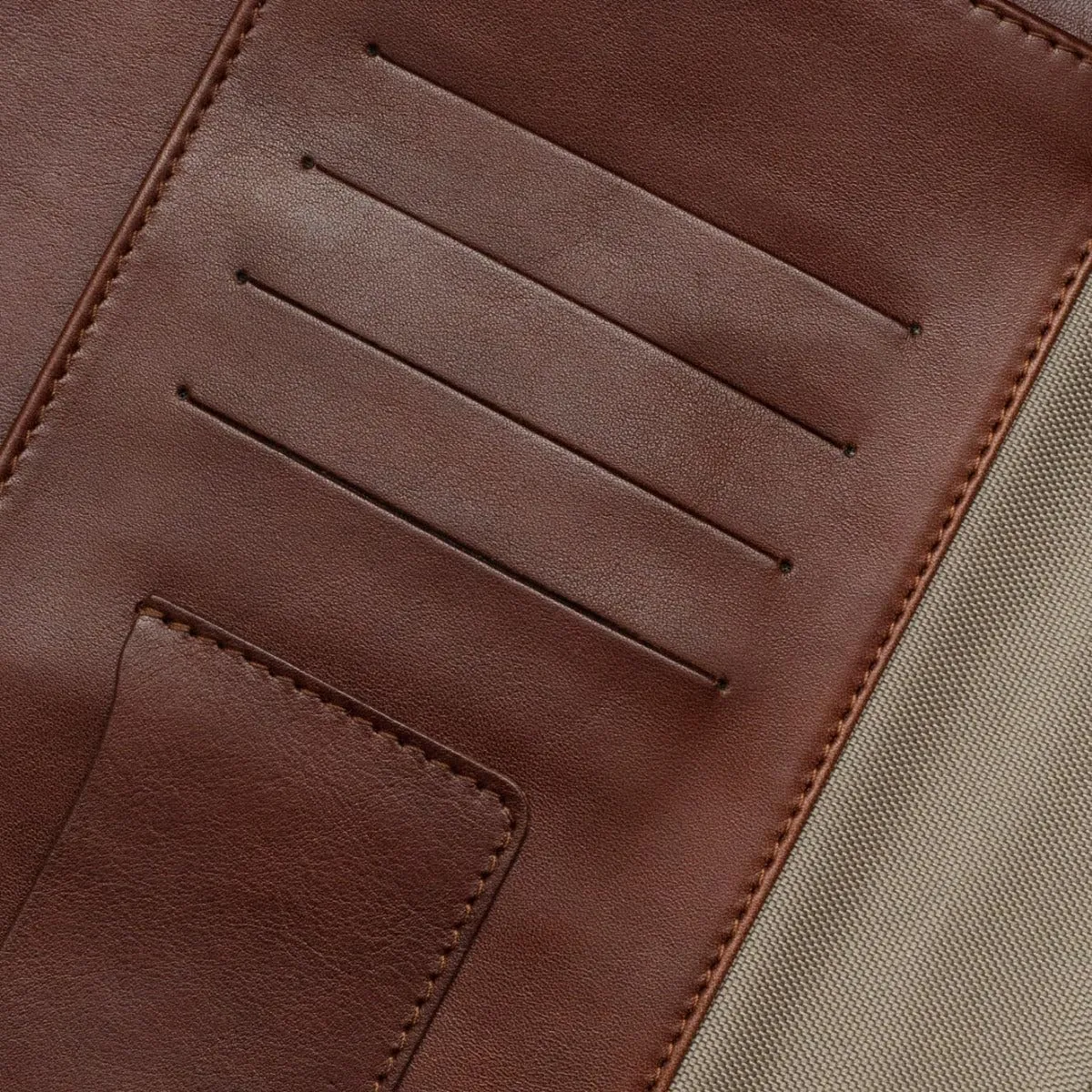Premium Maruse Leather Portfolio Padfolio - Executive Folio for Men and Women with Zipper, Folio Document Organizer, Laptop Sleeve, iPad Case and Folder - Made in Italy, Brown