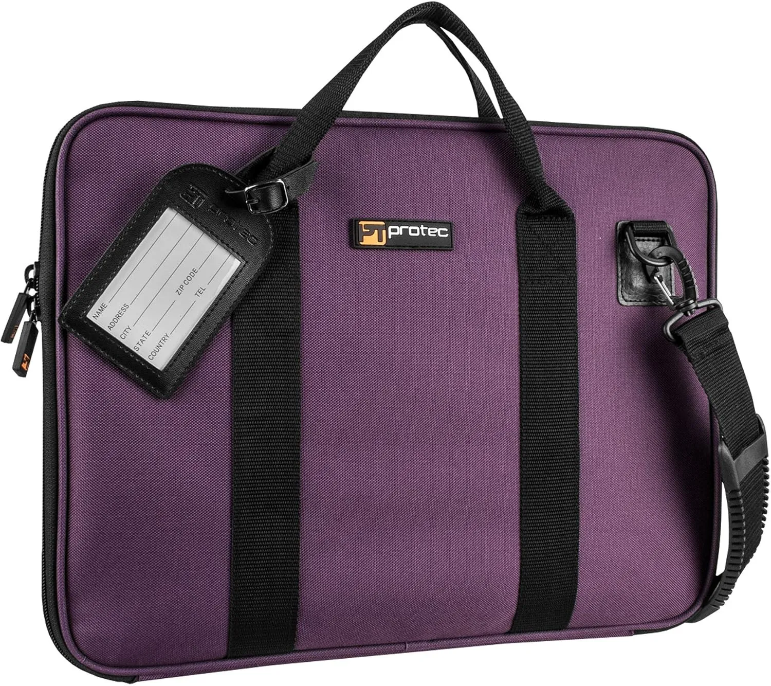 Protec Slim Portfolio Bag, Purple (P5PR), Fits up to 10.5 x 15" paper