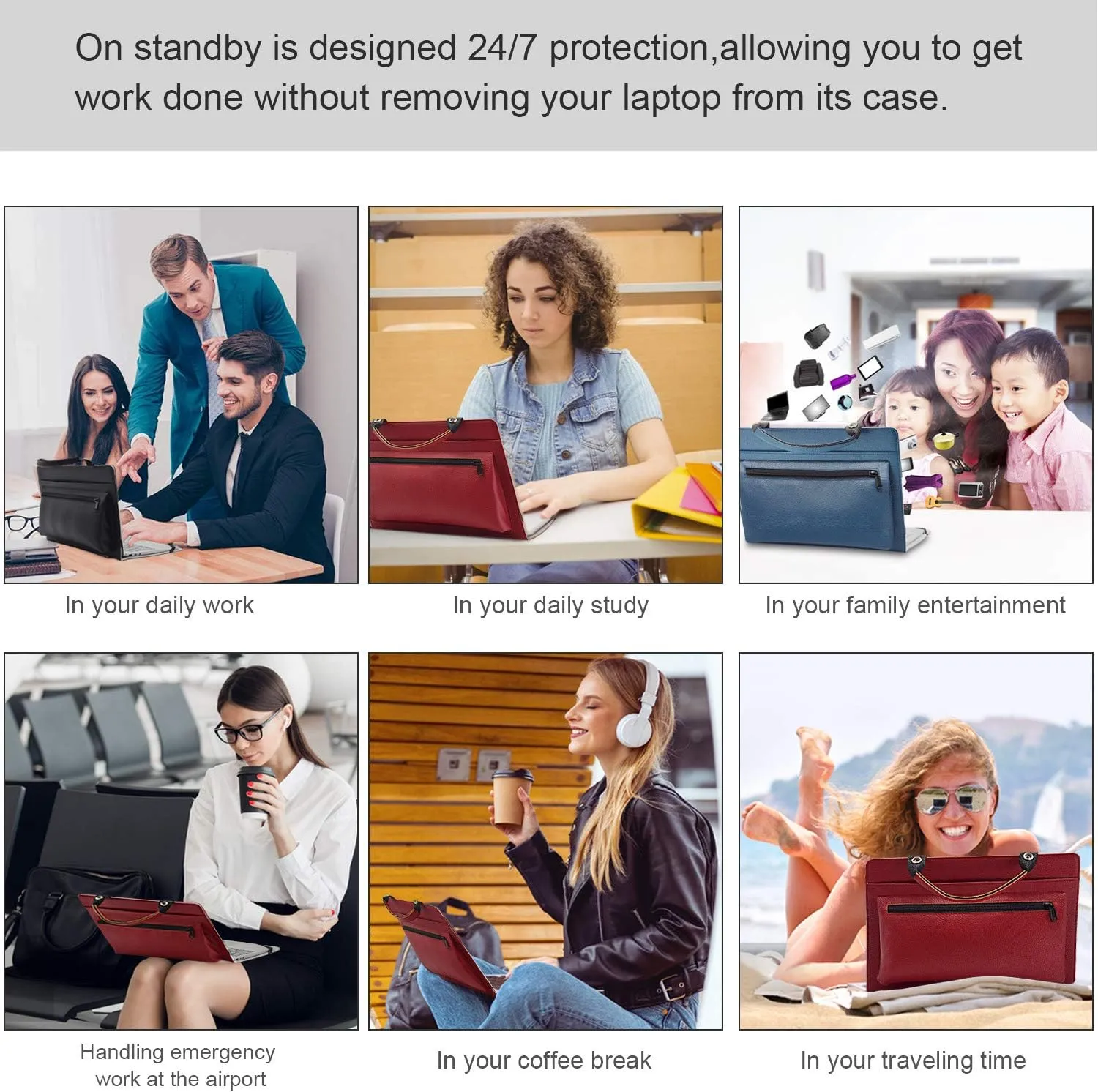 Protective Case and Portable Bag for 11.6" Lenovo ThinkPad & Yoga 11e (3rd-5th Gen) & Chromebook 11e (3rd-4th Gen), Blue