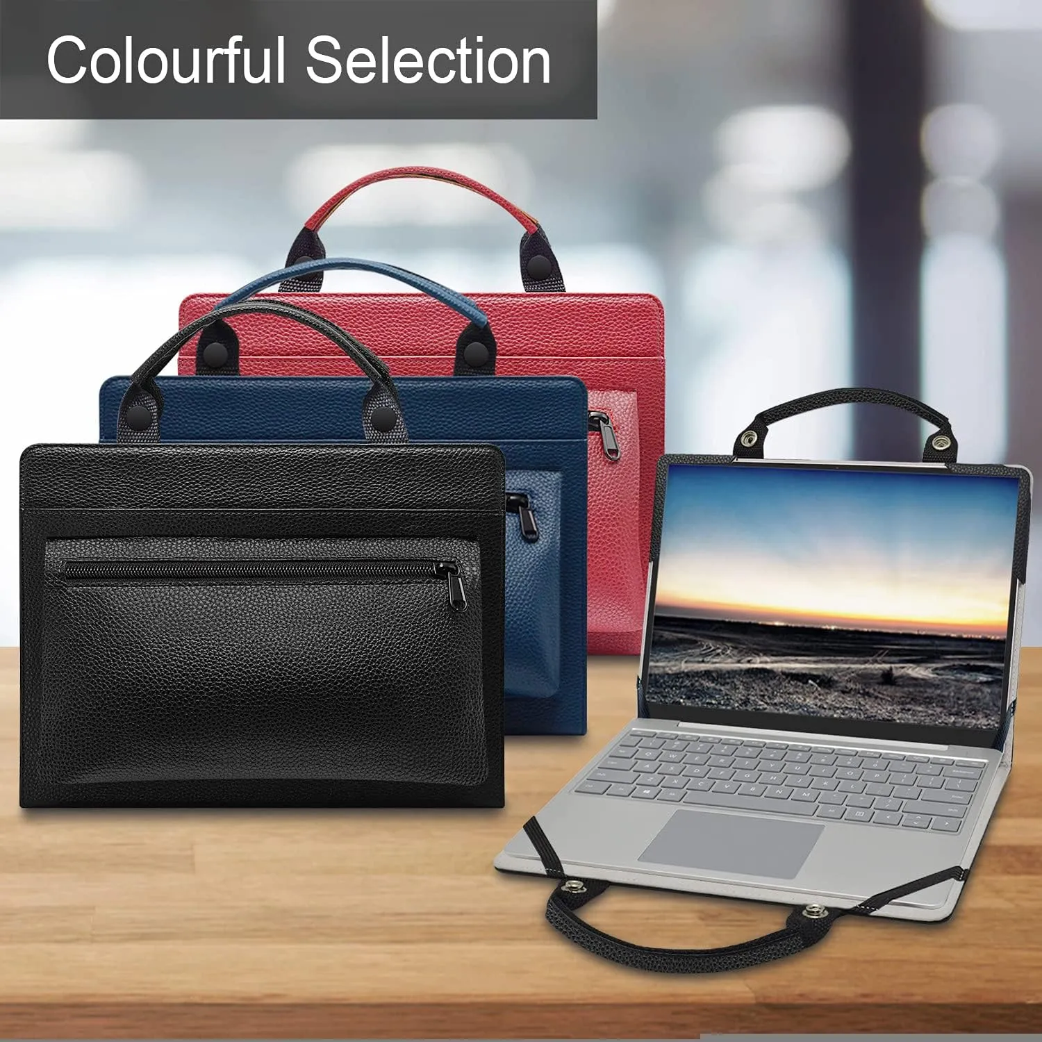 Protective Case   Portable Bag for 15.6" Samsung Galaxy Book Ion 15 NP950XCJ/Galaxy Book Flex 15 NP950QCG & HP Envy x360 15-ewXXXX 15-eeXXXX 15-edXXXX 15-esXXXX 15-euXXXX/Spectre x360 15-ebXXXX,Black
