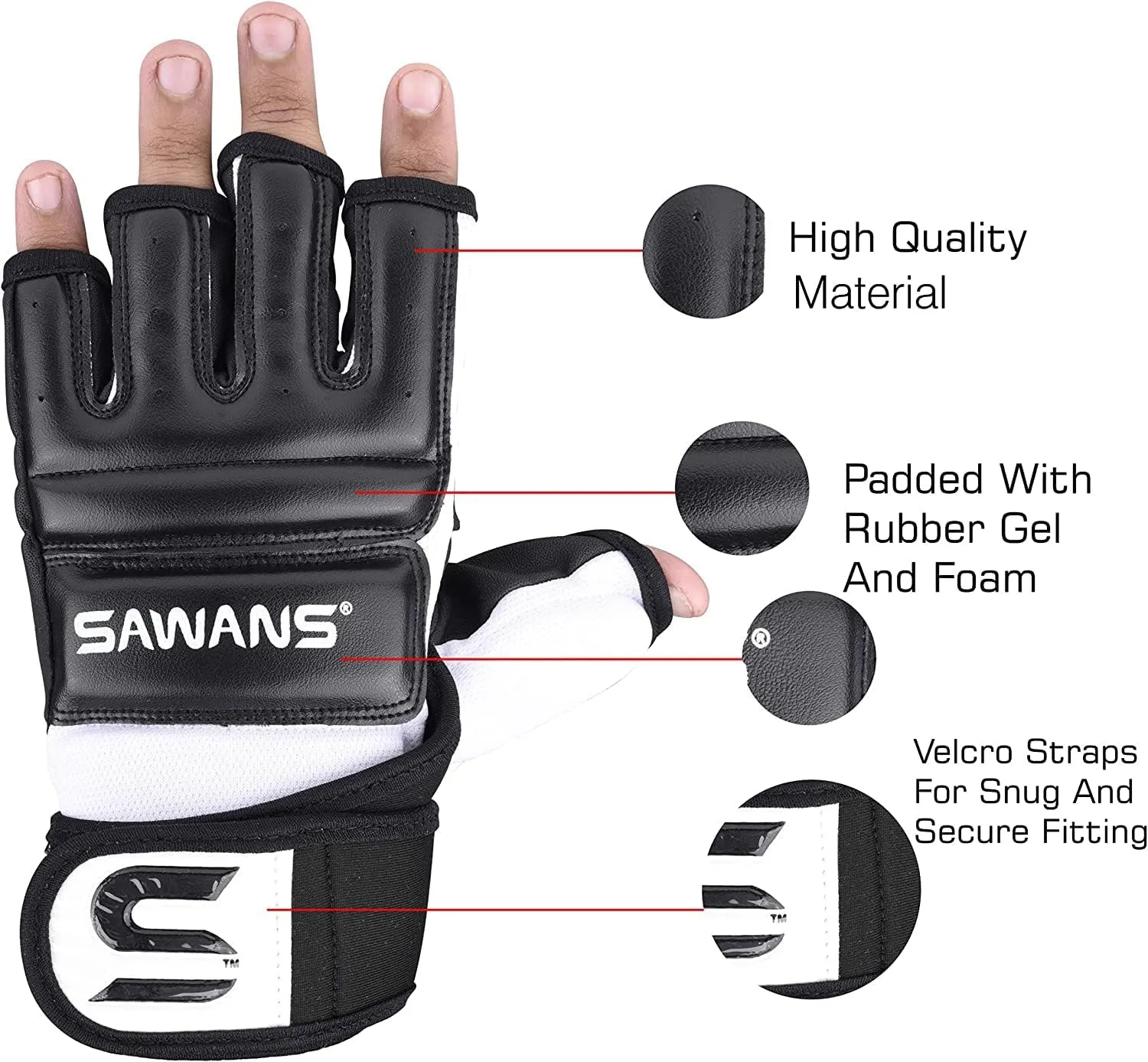 Punch Bag Boxing Gloves Karate Mitts MMA Body Combat Taekwondo Training Martial Art Fighting Grappling Muay Thai