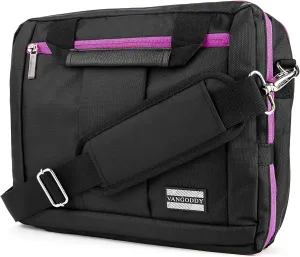Purple 10 to 12 inch Convertible Laptop Bag for HP ChromeBook, Elite x2, Pavilion x2, Stream 11, Spectre x2