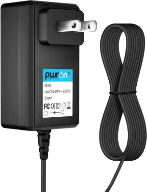 PwrON (6 FT Long Cable) AC to DC Adapter Replacement for O2 Cool O2Cool FD10002 FD10002A FD10002N FD10002N0007 Portable 10 Cooling Fan Power Supply Cord Cable PS Wall Home Charger Mains PSU