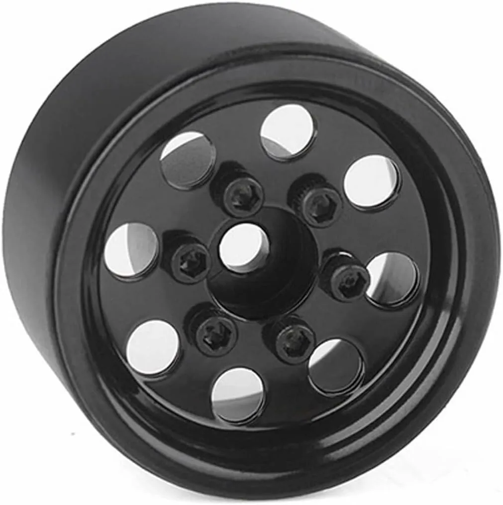 RC4WD Stamped Steel 1.0" Pro8 Beadlock Wheels (Black) (4)
