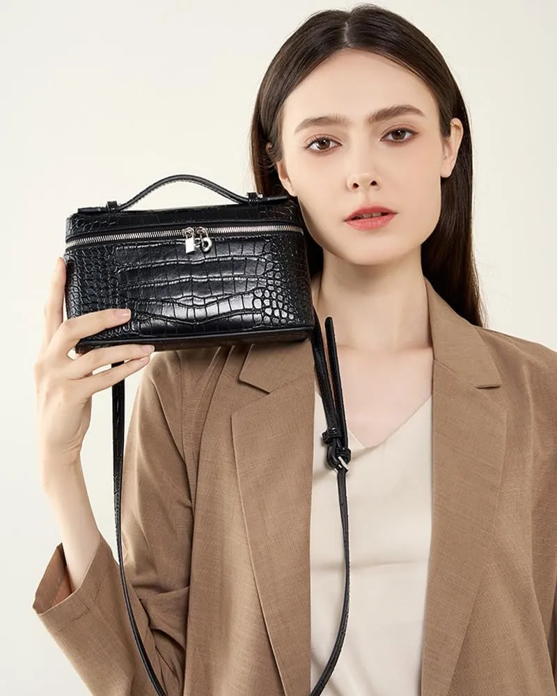 Rejolly Crossbody Bag for Women Small Top-Handle Pouch Purse Designer Shoulder Handbag Quiet Luxury Leather Trendy Purse
