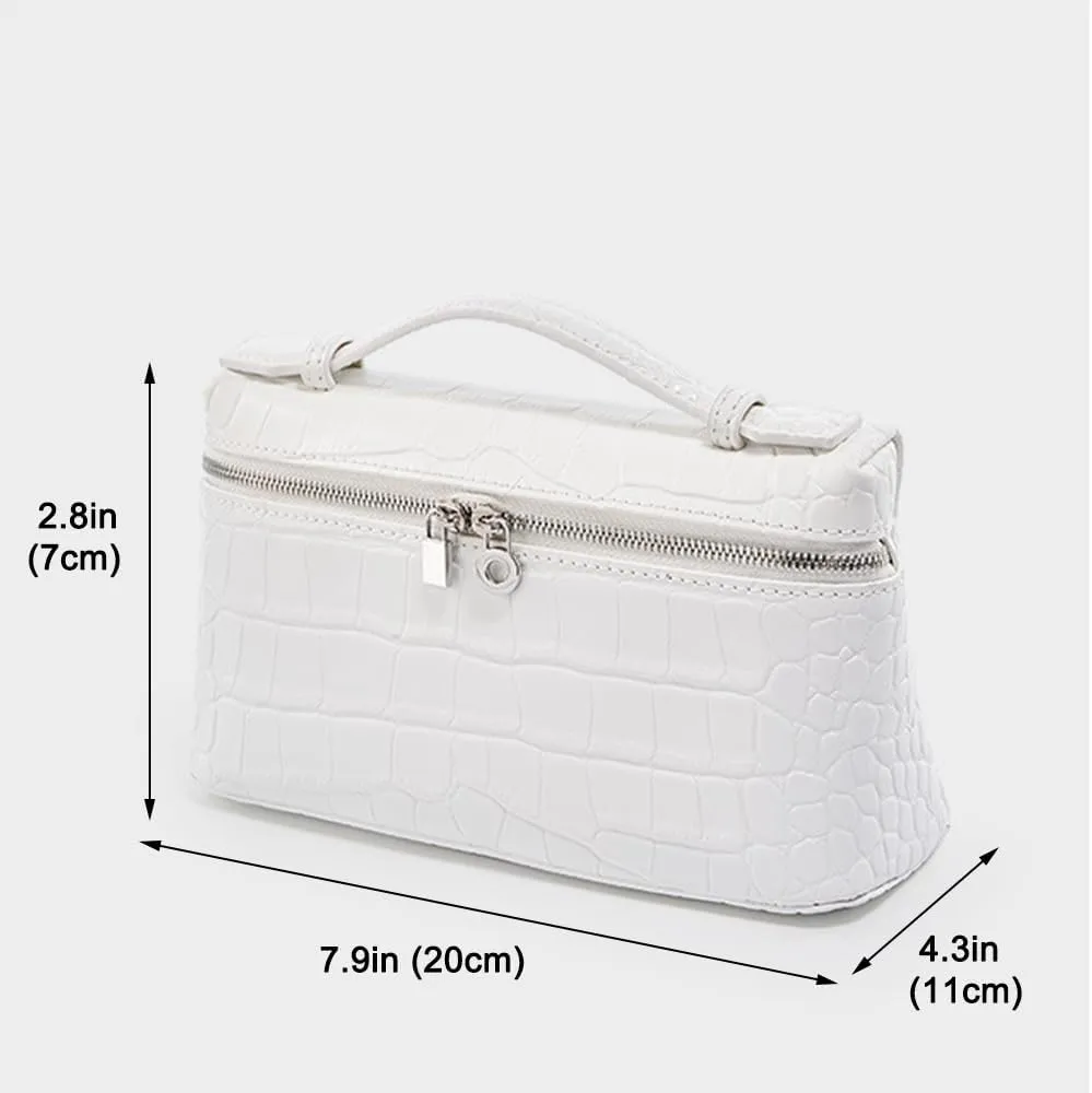 Rejolly Crossbody Bag for Women Small Top-Handle Pouch Purse Designer Shoulder Handbag Quiet Luxury Leather Trendy Purse