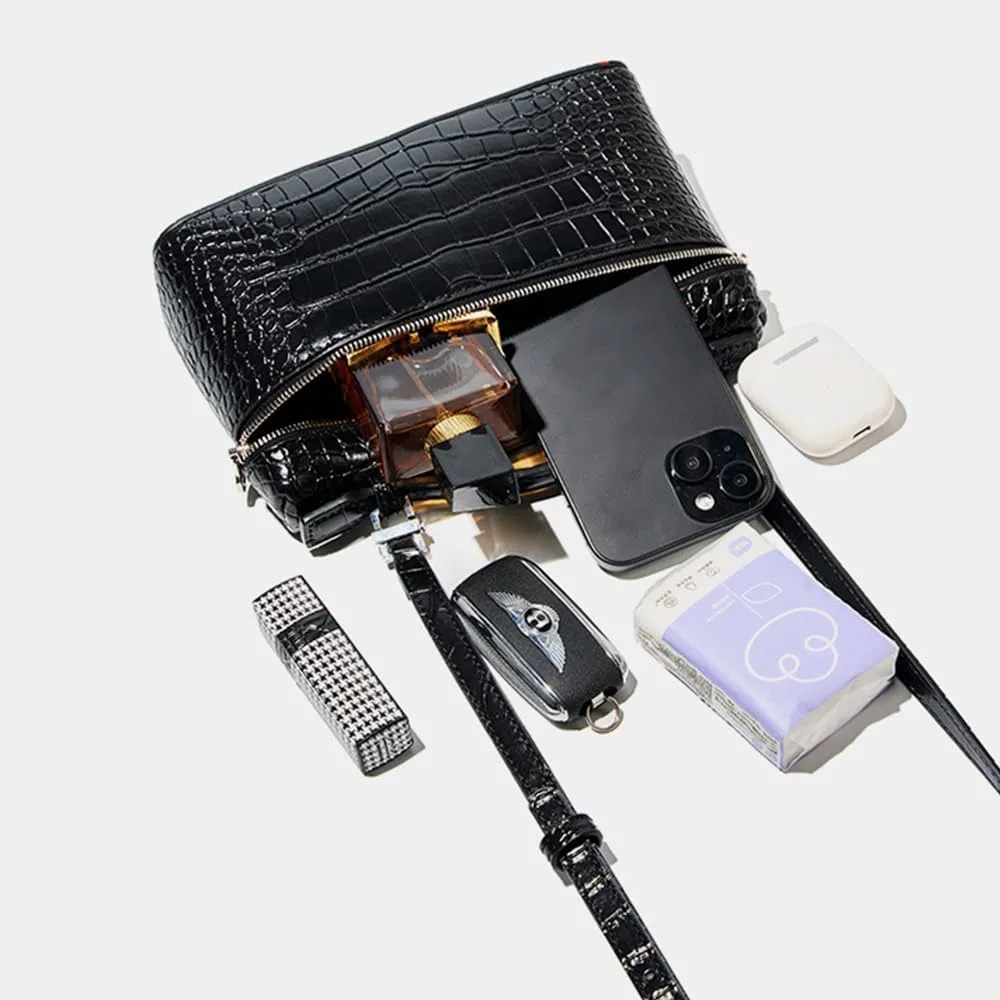Rejolly Crossbody Bag for Women Small Top-Handle Pouch Purse Designer Shoulder Handbag Quiet Luxury Leather Trendy Purse