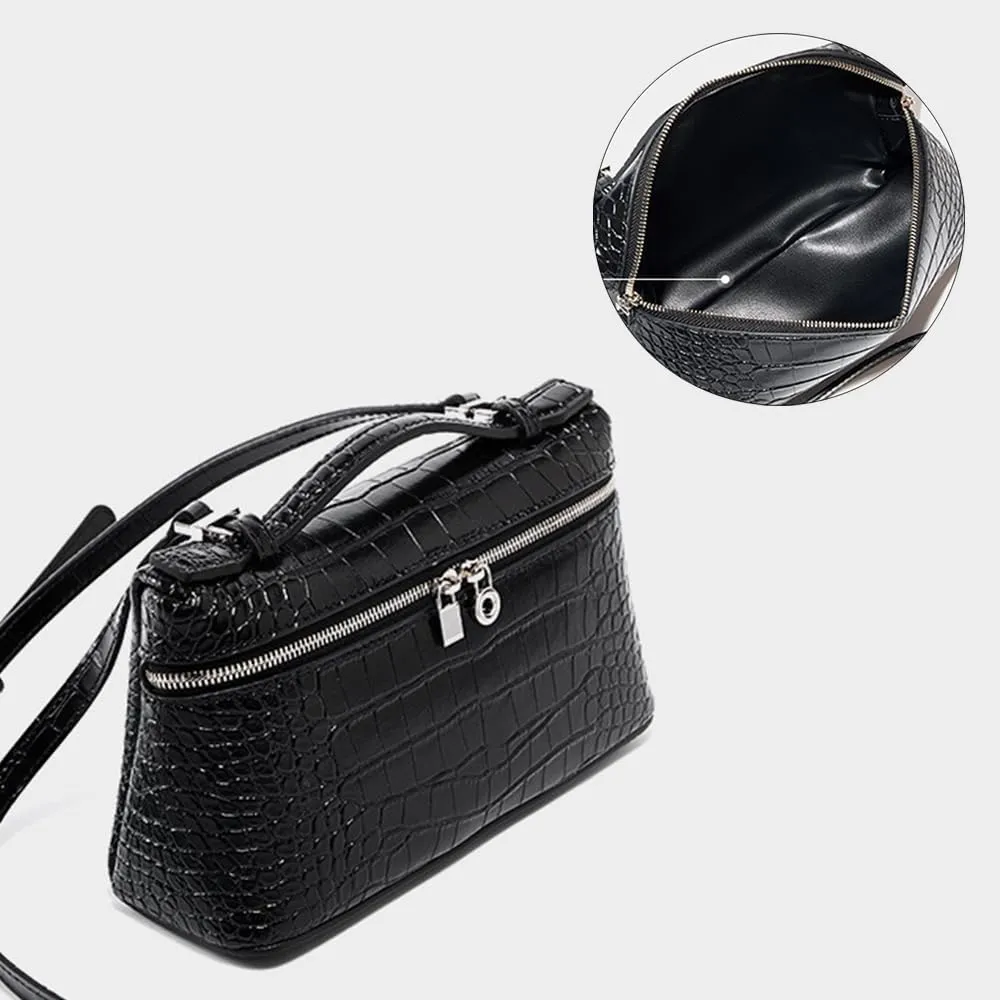 Rejolly Crossbody Bag for Women Small Top-Handle Pouch Purse Designer Shoulder Handbag Quiet Luxury Leather Trendy Purse
