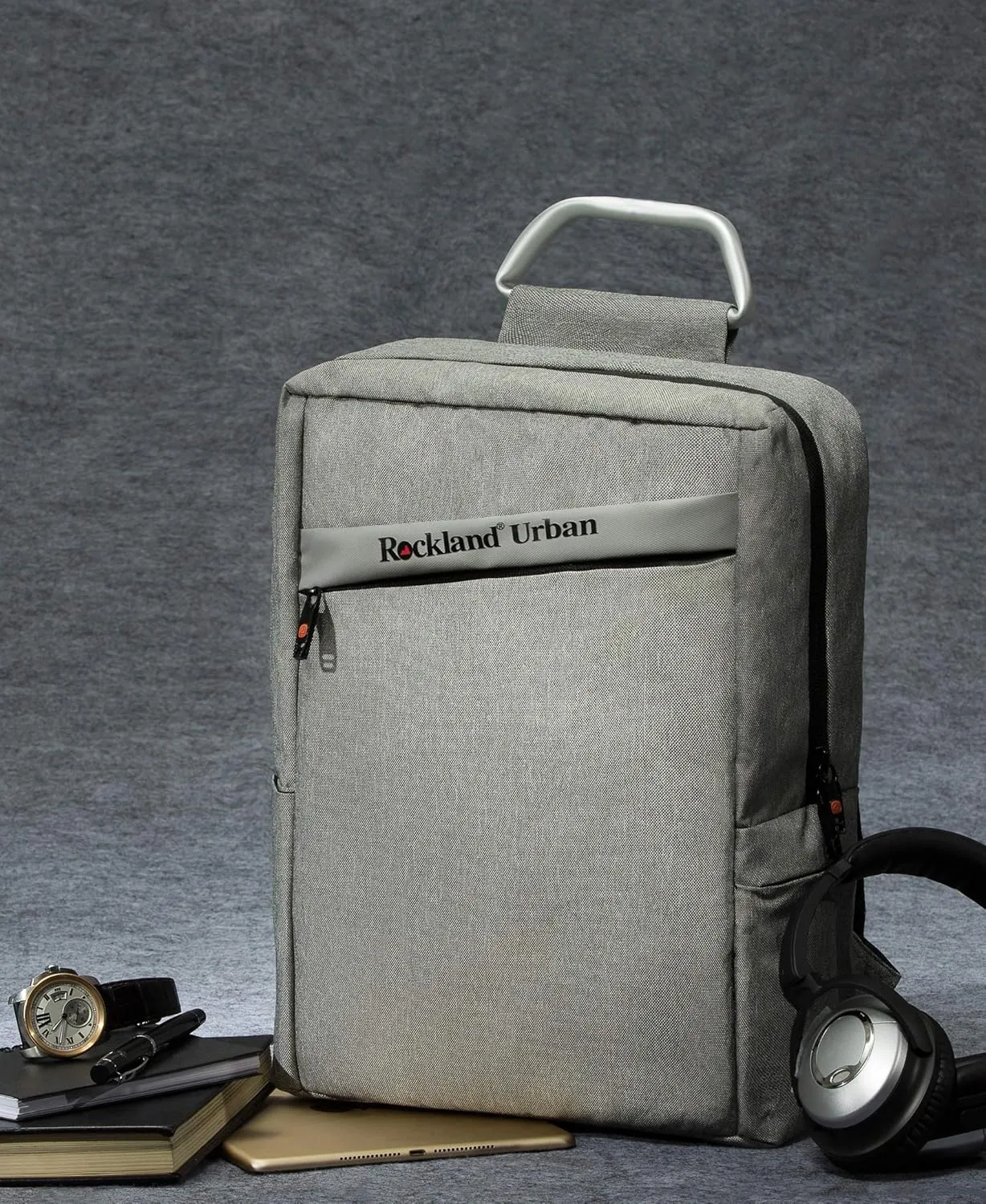 Rockland Urban Laptop Backpack, Beige, Medium