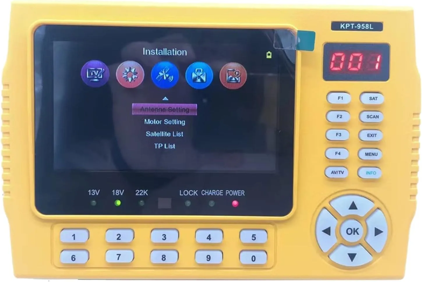 Satellite Finder, KPT-958L DVB-S2 MPEG4 HD Satellite Finder Meter Better Satlink WS-6933 WS-6916 Set TOP Box SATLINK WS-6906 V8 Finder,for Adjusting Sat TV Dish