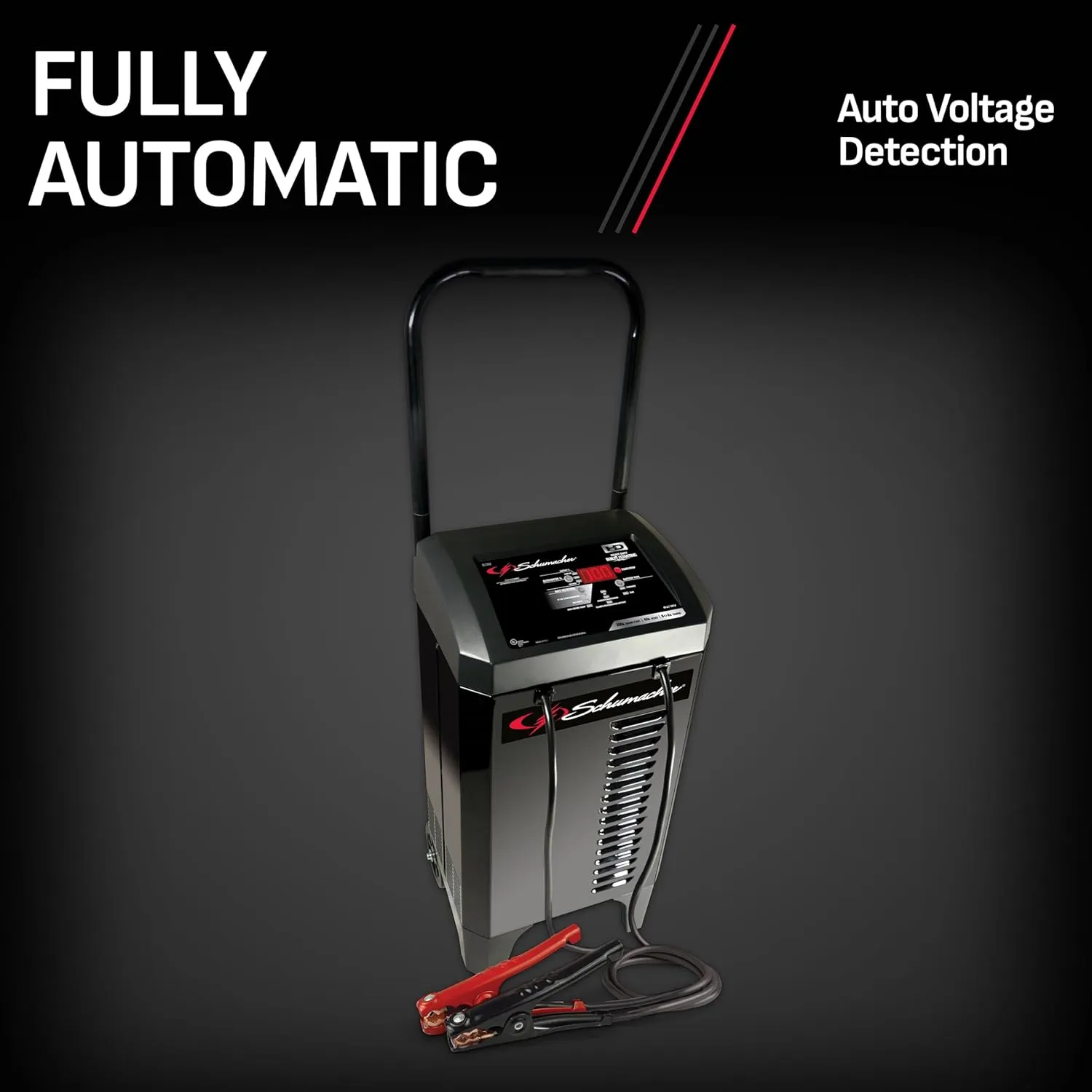 Schumacher Electric Fully Automatic Battery Charger & Engine Starter - 6/12 Volt Car Battery Charger, 200 Amp Engine Start & 40 Amp Boost - Alternator Tester with Multi-Stage Charging SC1309