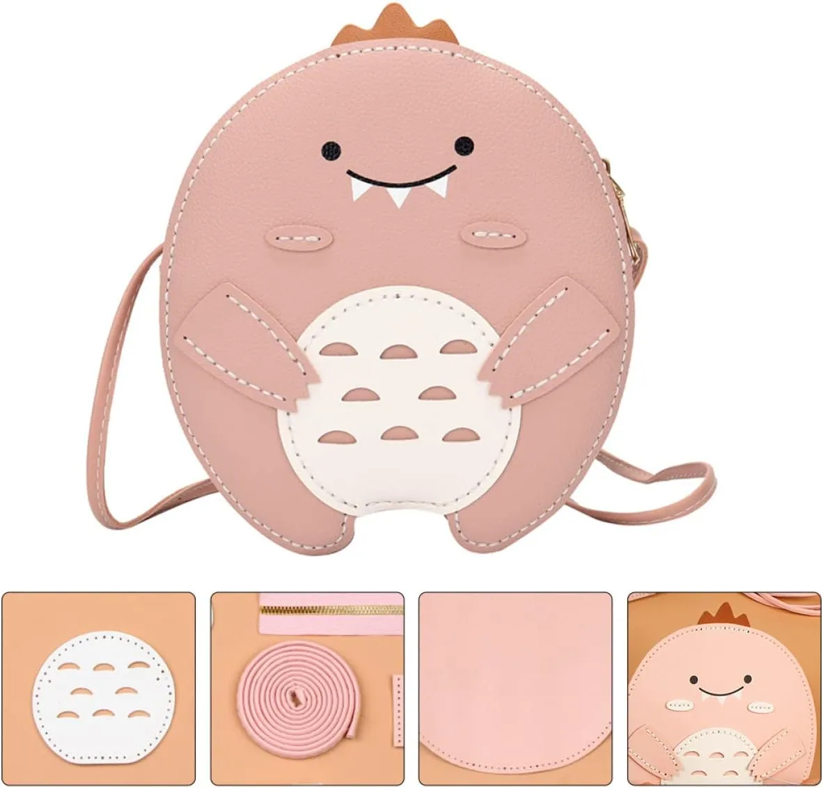 SEWACC 1set DIY Bag Making Kit Pu Materials for Handmade Shoulder Bags for Beginners and Professionals for Craft Activities and Family Interaction