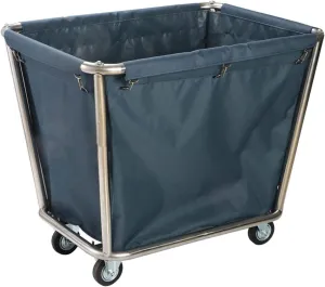Shelf Trolley Laundry Sorter, Wheeled Trolley Cart With Detaable Fabric Bags, 4 Casters, For Hotel Hospital Laundry Room Bathroom (Color : Blue)