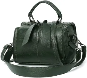 Shoulder Bag and Purse for Women PU Leather Handbag Multi-pocket Top-Handle Satchel Ladies Bowknot Tote