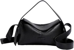 Shoulder Bags for Women PU Leather Horizontal Niche Crossbody Bag Large Capacity Women Leisure Bag Solid Color Commu
