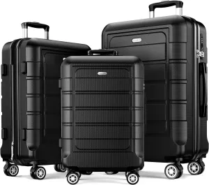 SHOWKOO Travel, Black, 20in24in28in