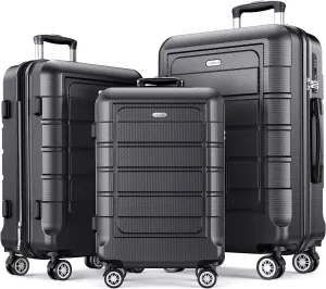 SHOWKOO Unisex-Adult (Luggage only) Travels, Gray, One_Size