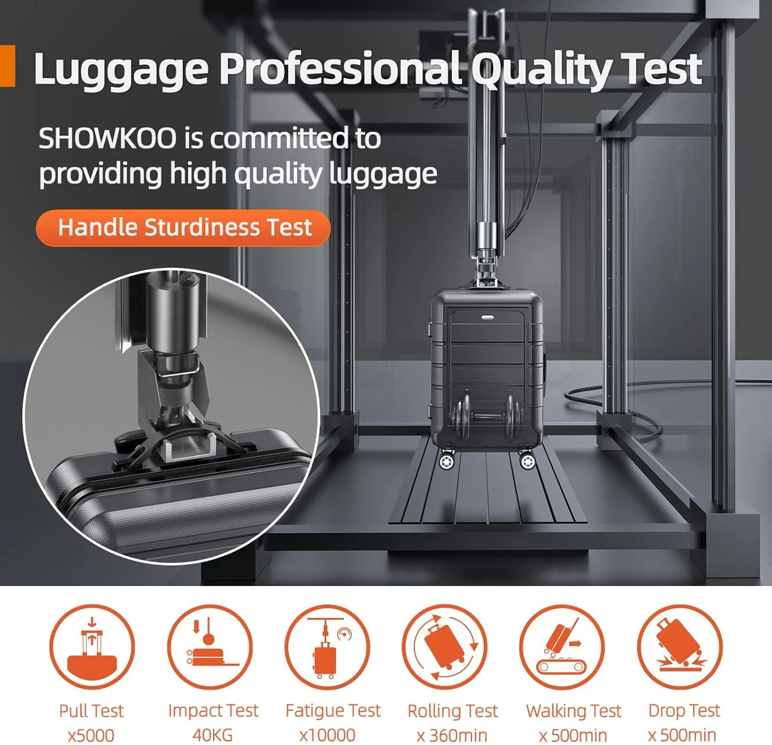 SHOWKOO Unisex-Adult (Luggage only) Travels, Gray, One_Size