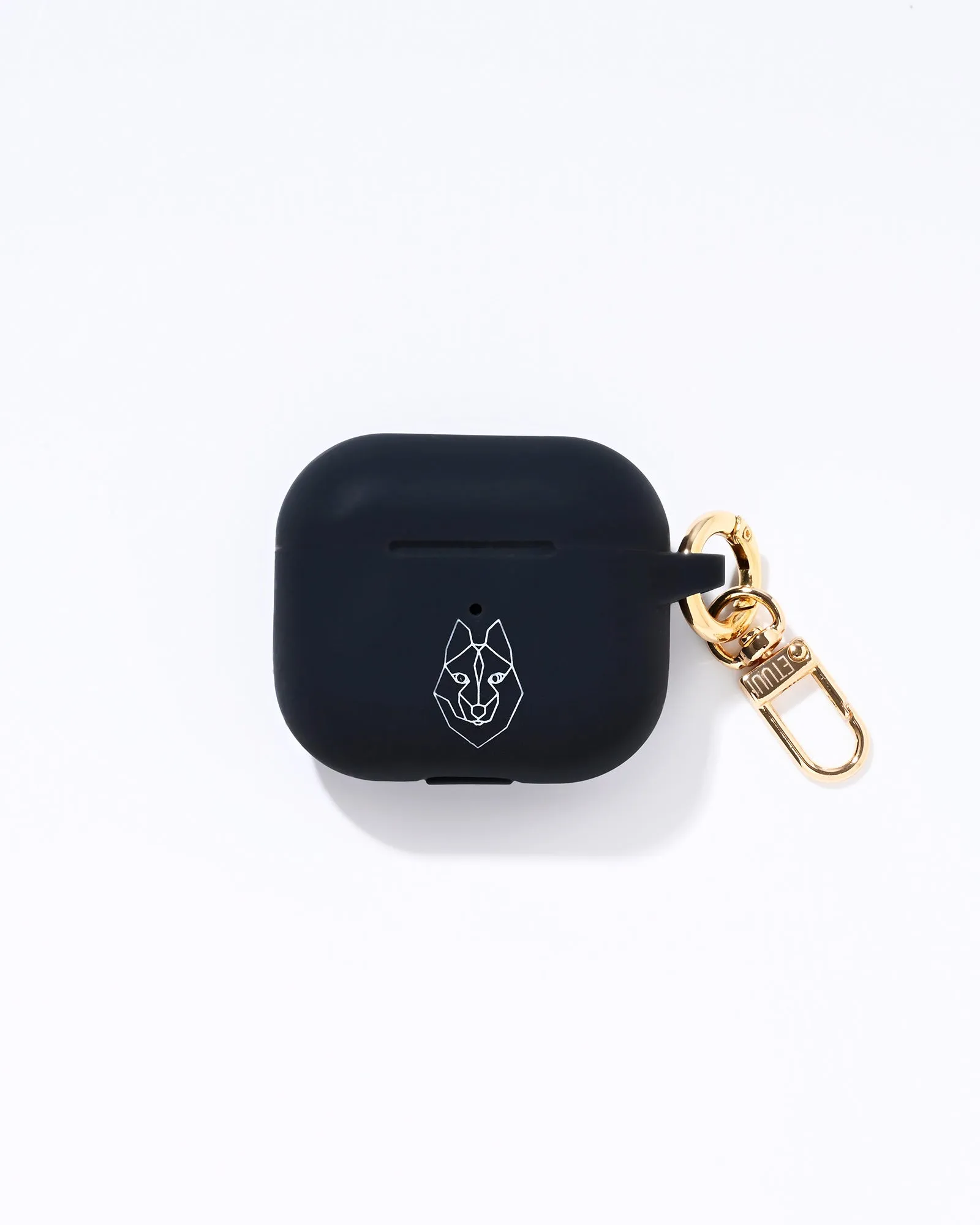 Silikon AirPod Case Schwarz Gold