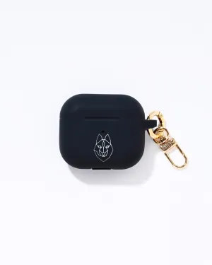 Silikon AirPod Case Schwarz Gold